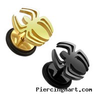 Pair Of Fake Plugs with Spider Top, 16 Ga