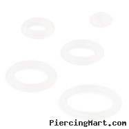 Pack Of 10 Clear Rubber O-Rings