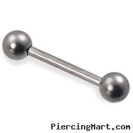 12 gauge titanium straight barbell