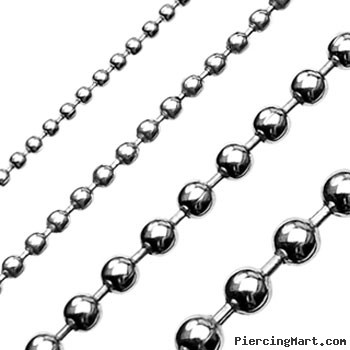 316L Stainless Steel Ball Necklace