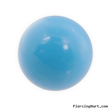 Turquoisecaptive bead ball