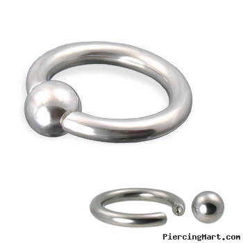 Snap-In Captive Bead Ring, 10 Ga (No Tools Required!)