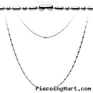 20" Steel Chain Necklace
