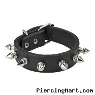 Wristband Leather W/ Spike
