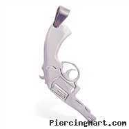 Stainless steel hand gun pendant