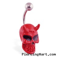 Red devil belly ring