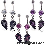 Best friend Belly rings