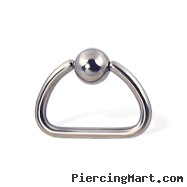 Titanium D-ring, 14 ga