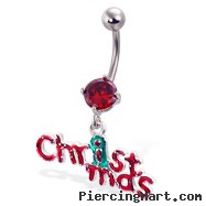 Christmas Belly Button Ring