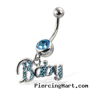 Baby belly button ring