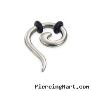 Pair Of Spiral Earrings, 10 Ga