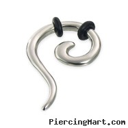 Pair Of Spiral Earrings, 8 Ga