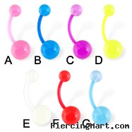 Flexible glow in the dark belly ring, great for pregnant women!