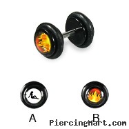 Pair Of Fake Sexy Girl Or Fire Plugs, 14G
