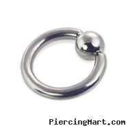 Captive bead ring, 10 ga