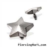 Internally Threaded Star Dermal Top, 14GA