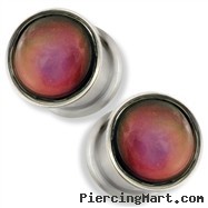 Pair Of Color Changing Double Flair Mood Ring Plugs