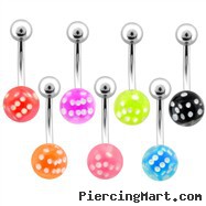 Dice Belly Ring