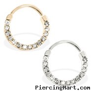 14K Gold Septum Ring