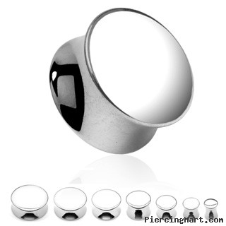 Pair Of Solid Stainless Steel Saddle Plugs