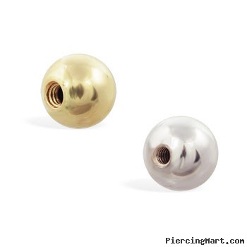 14K Gold Replacement Screw Ball