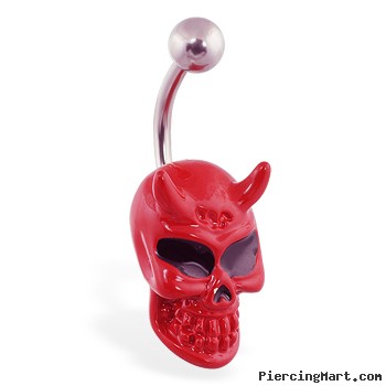 Red devil belly ring