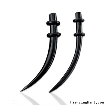 Natural Water Buffalo Horn Curved Tapers