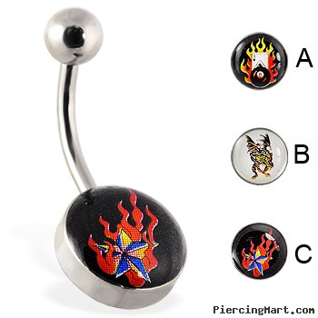 Logo Belly Ring