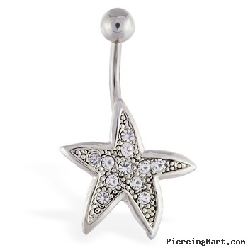 Starfish Navel Ring