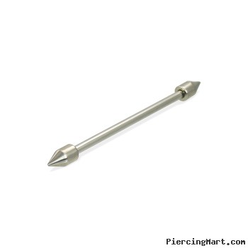 Long barbell (industrial barbell) with spikes, 12 ga