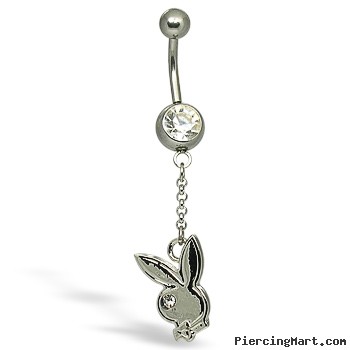 Playboy Belly Button Ring